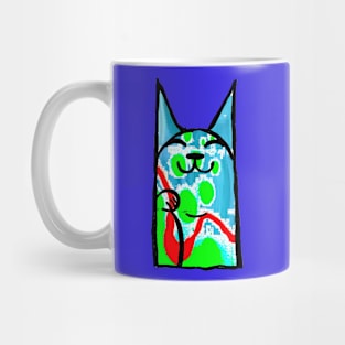 Pop Maneki Korean Kitten Mug